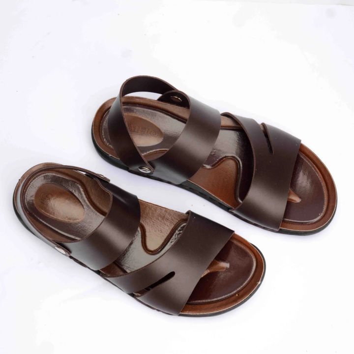 Bezelva Aero Sandal brown leather sandal